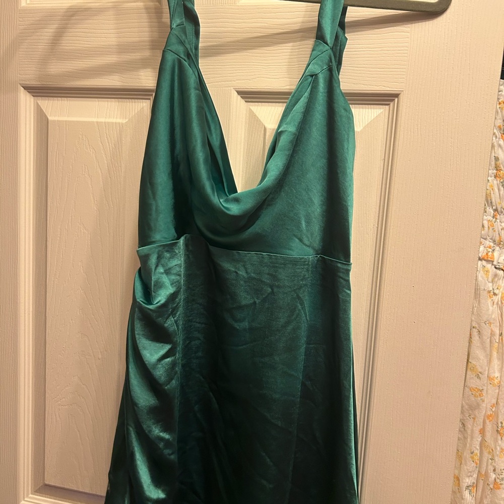 REVOLVE Green Mini Dress